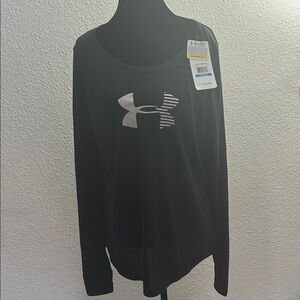 Under Armour Women's Black Long Sleeve Sweatshirt